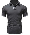 Men's Short Sleeve Polo Shirt – Charcoal
