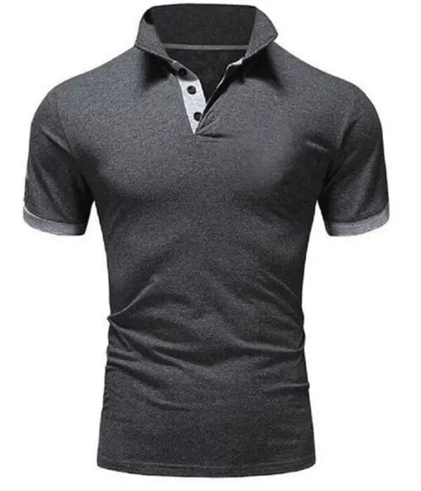 Men's Short Sleeve Polo Shirt – Charcoal